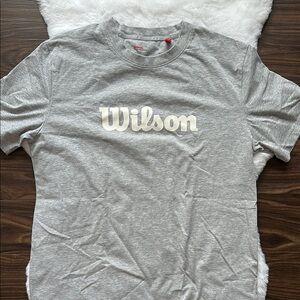 NWOT Men’s Wilson Tennis T-Shirt Grey size Large